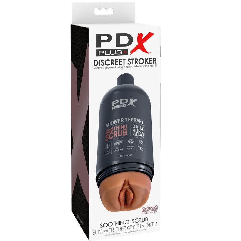 PDX PLUS Stroker Masturbator med diskret flaskdesign