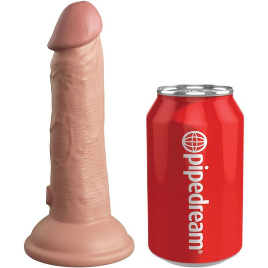 KING COCK - ELITE REALISTISK SILIKON DILDO 15.2 CM