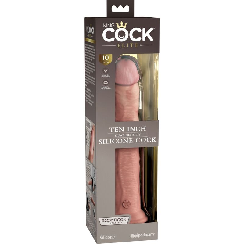 King Cock Elite realistisk silikondildo 25.4 cm