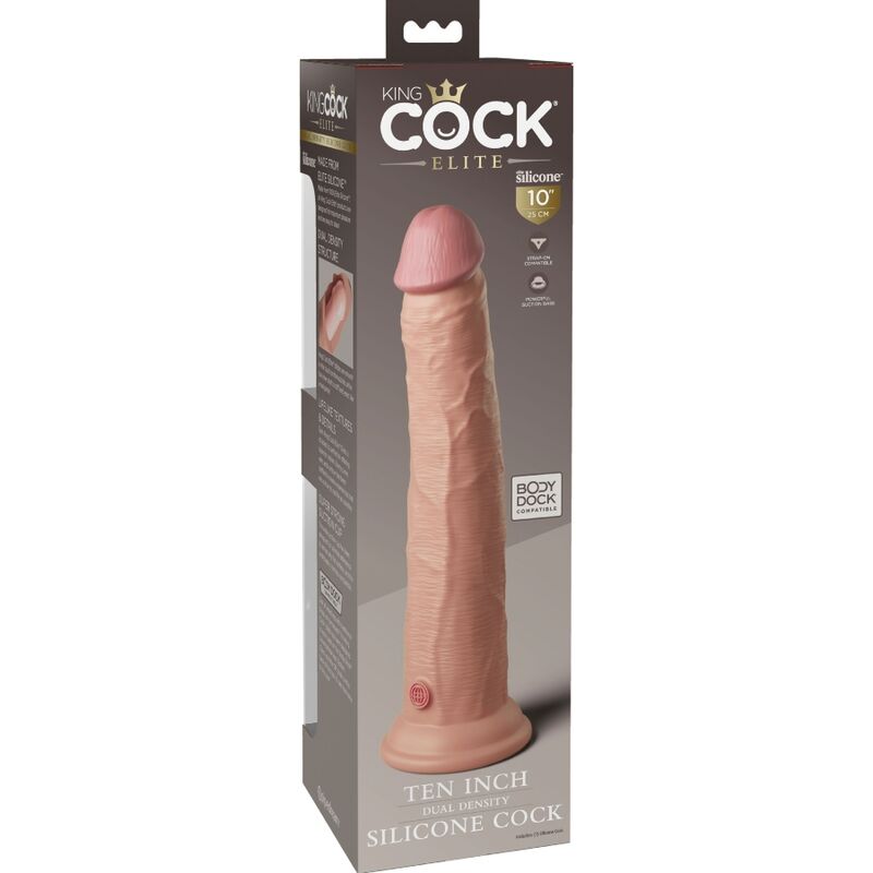 King Cock Elite realistisk silikondildo 25.4 cm