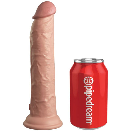 KING COCK - ELITE REALISTISK DILDO VIBRATOR & SILIKONFJÄRRKONTROLL 23 CM