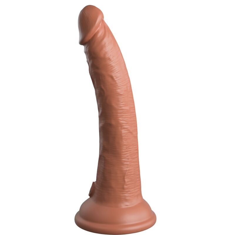 KING COCK Elite justerbart sängharnes med dildo 17,8 cm