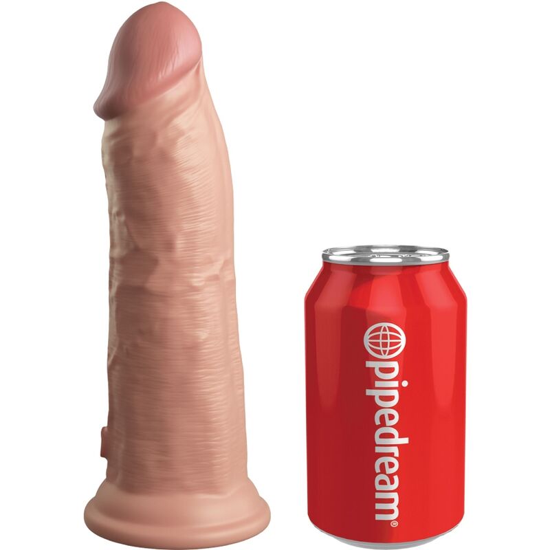 KING COCK - ELITE DELUXE JUSTERBART HARNESS KIT MED RING OCH TESTIKLAR & DILDO 20,3 CM