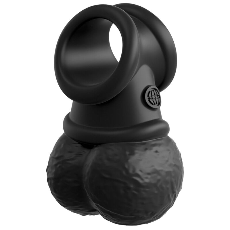 KING COCK - ELITE DELUXE JUSTERBART HARNESS KIT MED RING OCH TESTIKLAR & DILDO 20,3 CM