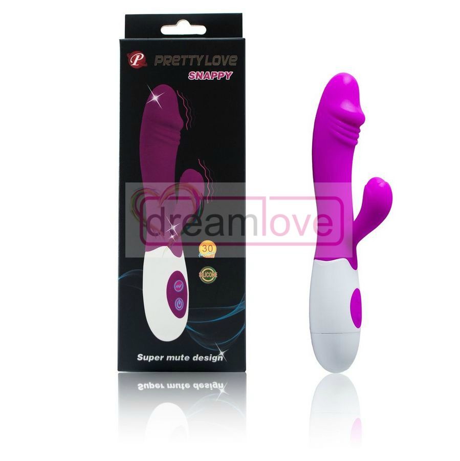 PRETTY LOVE Flirtation Snappy Vibrator i lila och vitt
