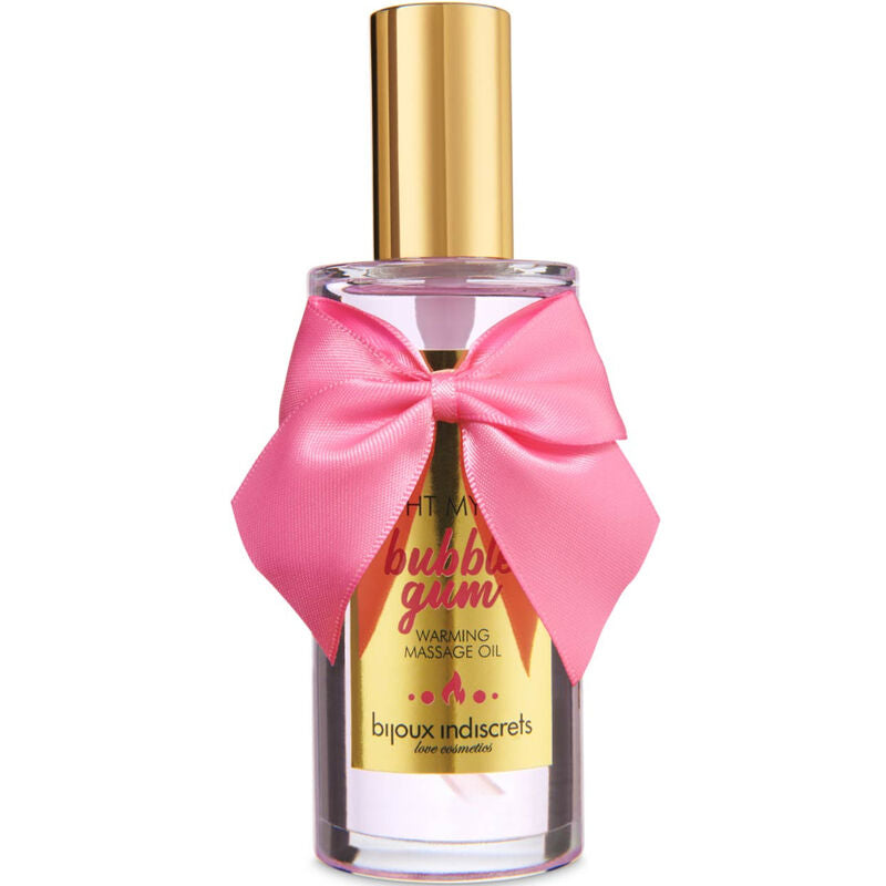 BIJOUX - INDISCRETS LIGHT MY FIRE massageolja med tuggummismak