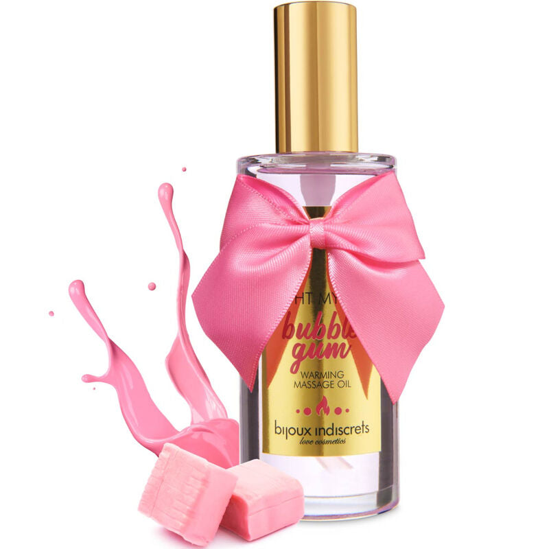 BIJOUX - INDISCRETS LIGHT MY FIRE massageolja med tuggummismak