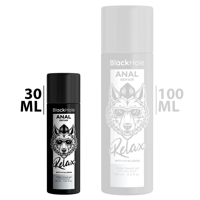 Black Hole Anal Repair vattenbaserat glidmedel med hyaluron 30 ml