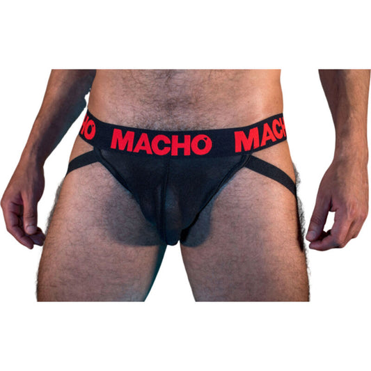 MACHO MX26X2 jockstrap i svart och röd