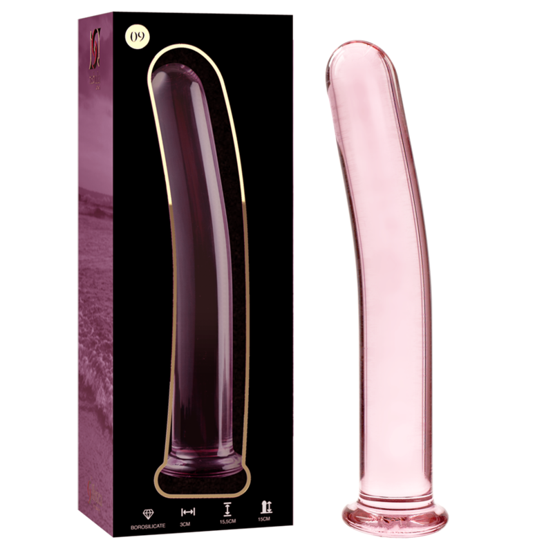 NEBULA SERIES BY IBIZA Model 9 dildo i borosilikatglas rosa