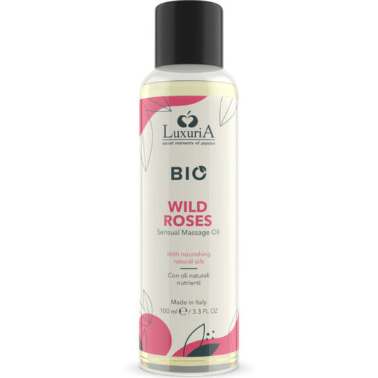 Luxuria BIO Wild Roses massageolja 100 ml