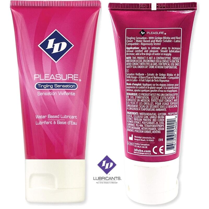 ID Pleasure vattenbaserat glidmedel 60 ml