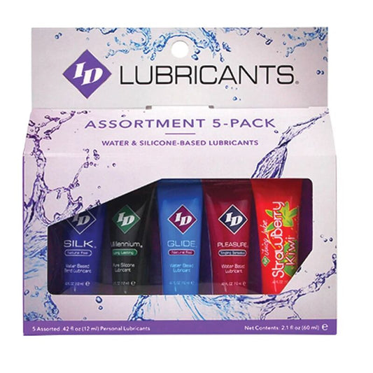 ID Juicy Lube assorterade glidmedel 12 ml tubpaket