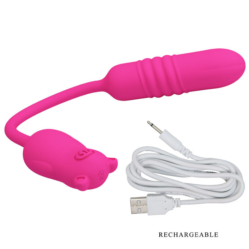 PRETTY LOVE - NOBIKUMA PINK SILIKON VIBRERANDE KULA