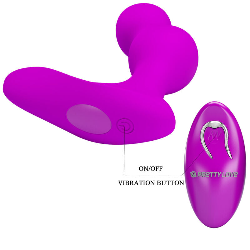 PRETTY LOVE - TERRANCE ANAL VIBRATOR MASSAGER MED FJÄRRKONTROLL