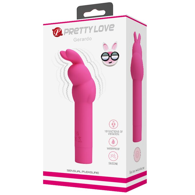 Gerardo Fuchsia Rabbit silikonvibrator