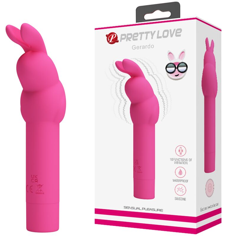 Gerardo Fuchsia Rabbit silikonvibrator