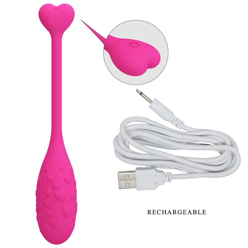 PRETTY LOVE - Appstyrt Rosa Fisher Vibrerande Ägg