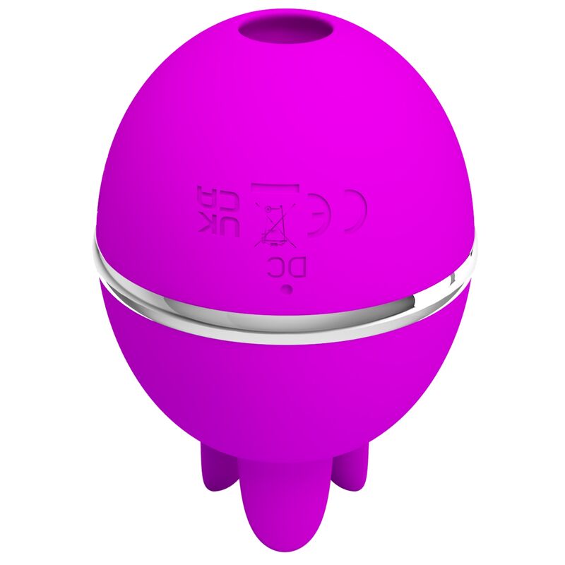 PRETTY LOVE Gemini Ball lila rund silikonvibrator