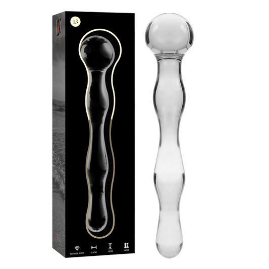 NEBULA SERIES BY IBIZA Model 13 dildo i borosilikatglas 18 cm