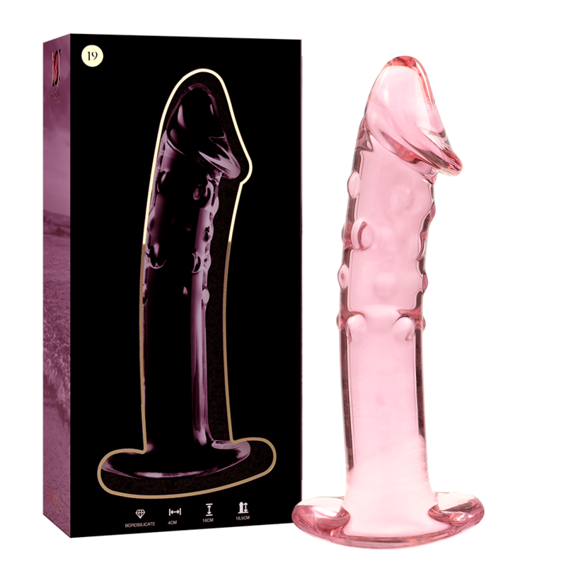 NEBULA SERIES BY IBIZA Model 19 dildo i rosa borosilikatglas