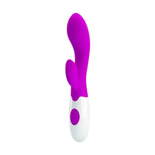 Elegant rampant vibrator i grönt och vitt
