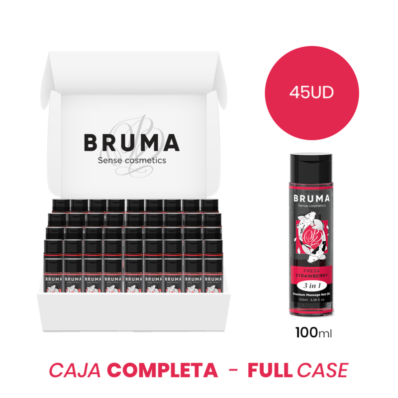 BRUMA Premium Massageolja Varm Jordgubbe 100 ml