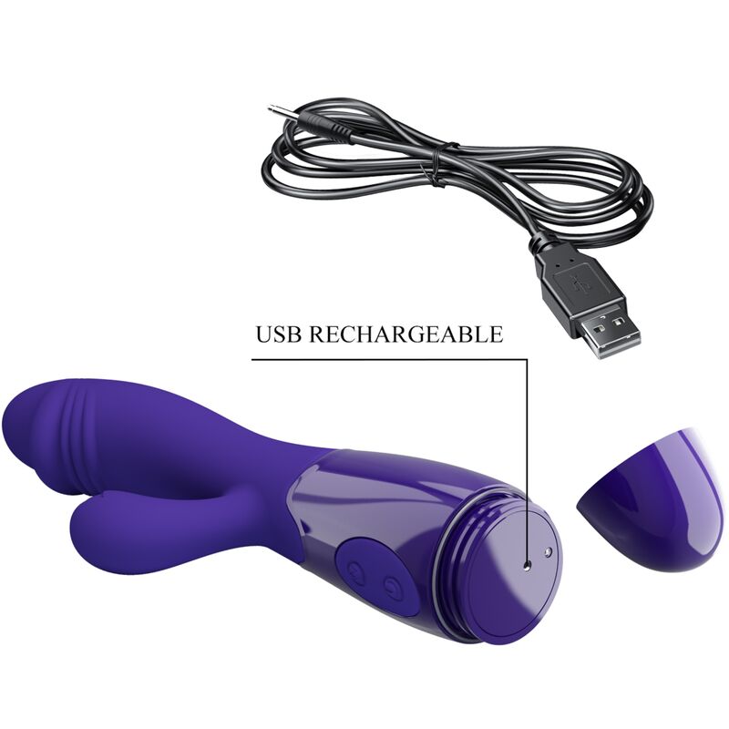 PRETTY LOVE Snappy Youth Vibrator och G-Punkts Stimulator i lila
