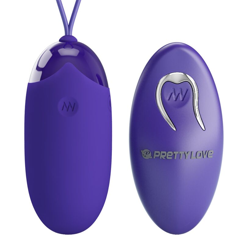 Fjärrstyrt vibratorägg i lila från PRETTY LOVE