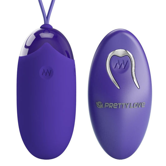 Fjärrstyrt vibratorägg i lila från PRETTY LOVE