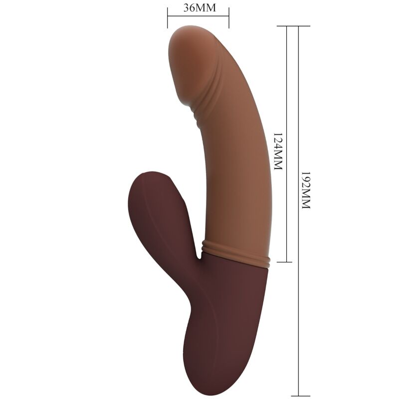PRETTY LOVE KANE G-punkts vibrator med sugfunktion