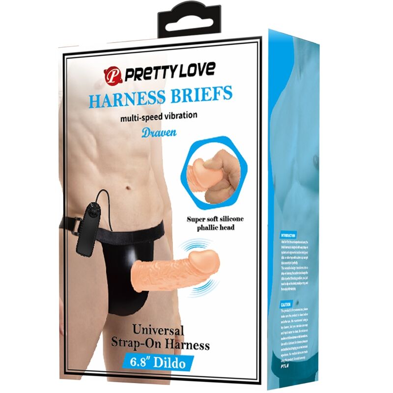 Selenbyxor med vibrationsdildo från PRETTY LOVE