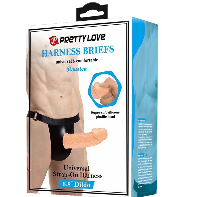 Pretty Love harnnes briefs med dildo inkluderad