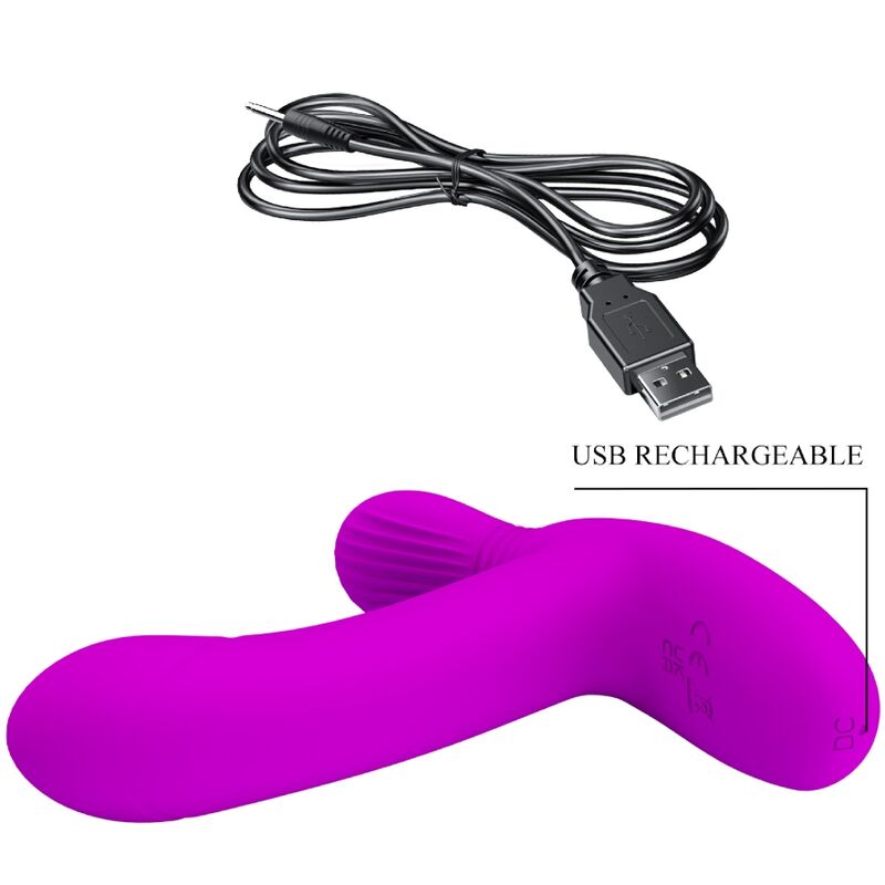 PRETTY LOVE - GERI KLITORISMASSAGER ROSA MED FJÄRRKONTROLL
