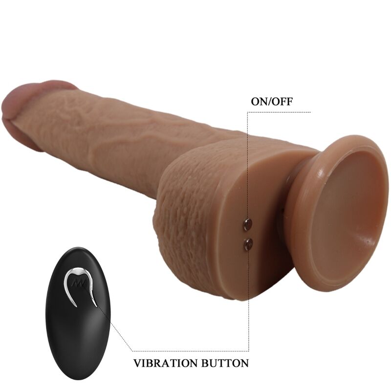PRETTY LOVE Tommy realistisk dildo vibrator 22,5 cm
