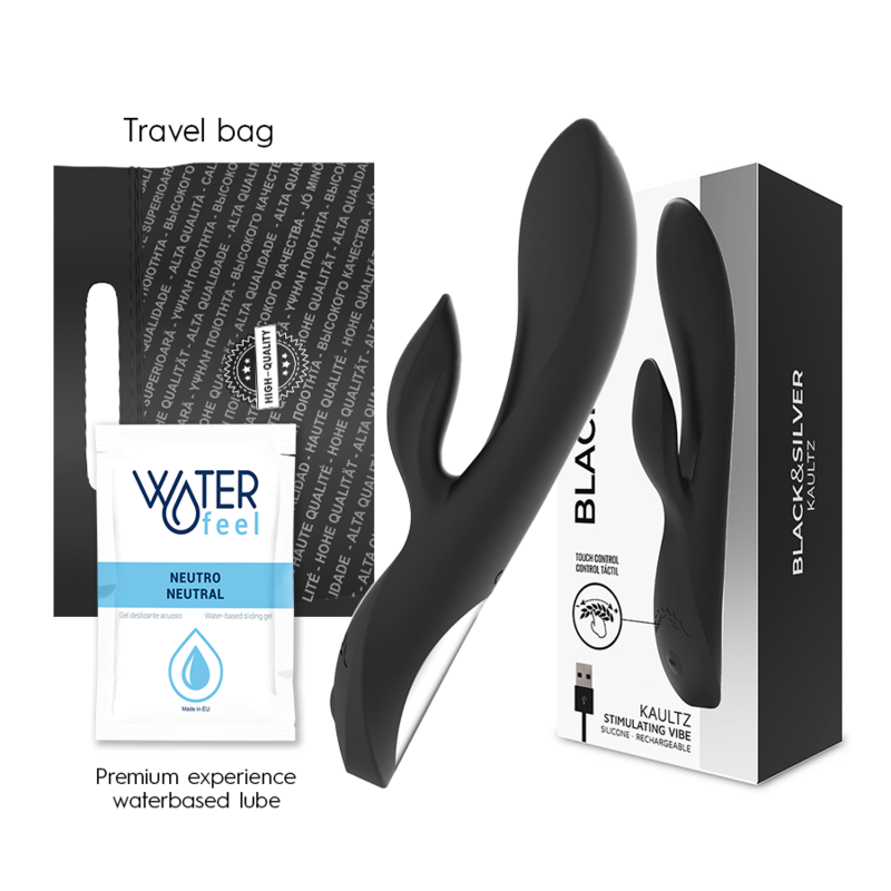 BLACK&SILVER Kaultz Touch Control Vibrator
