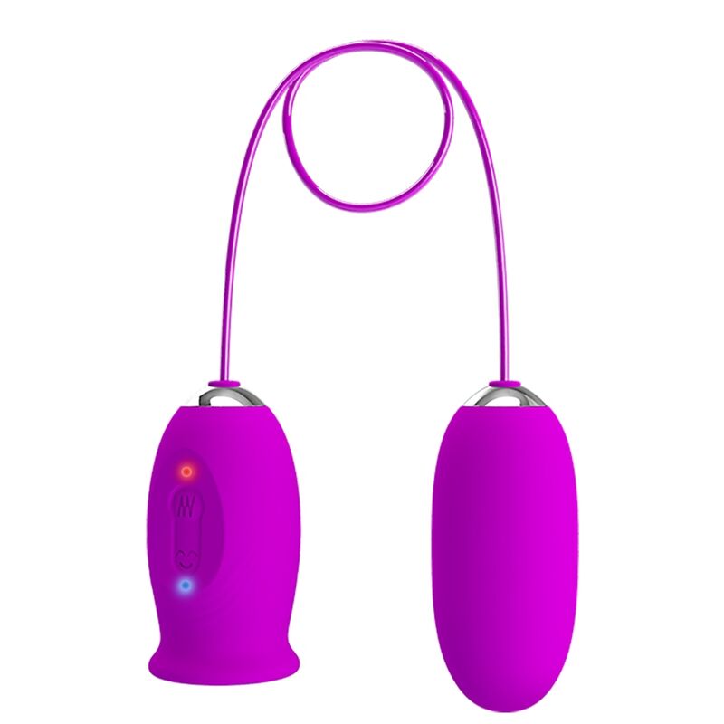 Pretty Love Daisy Dual Egg Rechargeable Vibrator i lila
