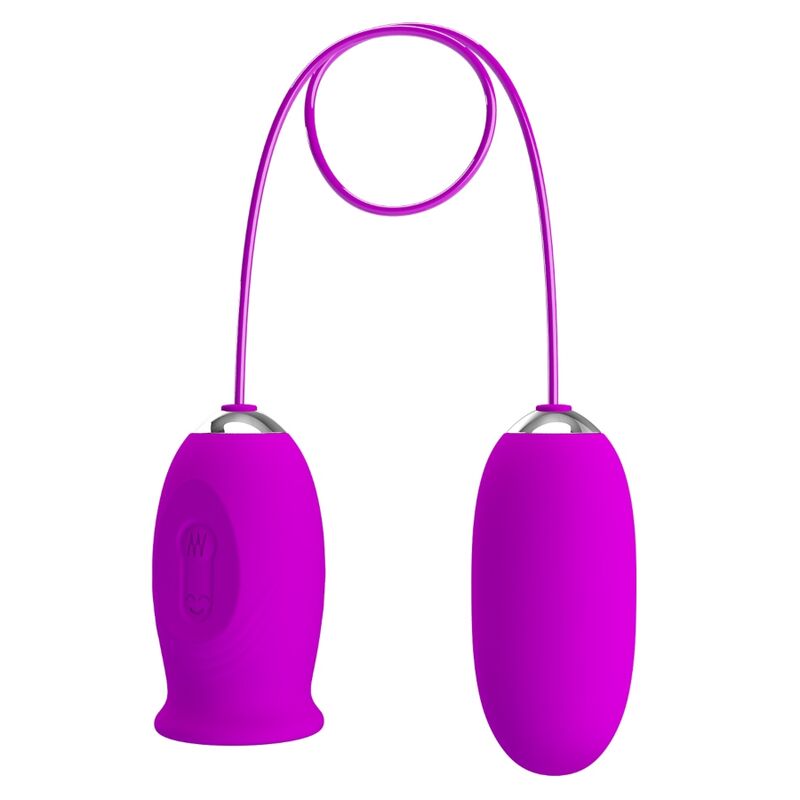 Pretty Love Daisy Dual Egg Rechargeable Vibrator i lila