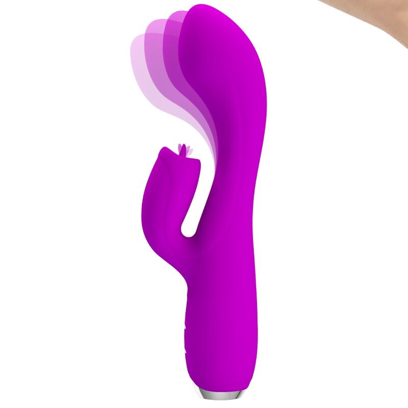 PRETTY LOVE GLORIA återladdningsbar rabbit vibrator i lila