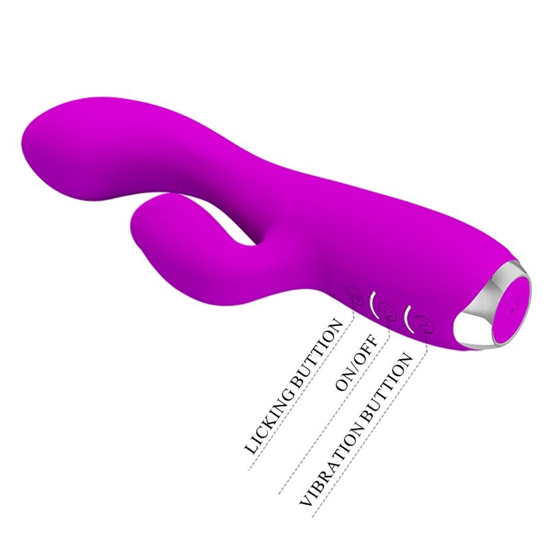 PRETTY LOVE GLORIA återladdningsbar rabbit vibrator i lila