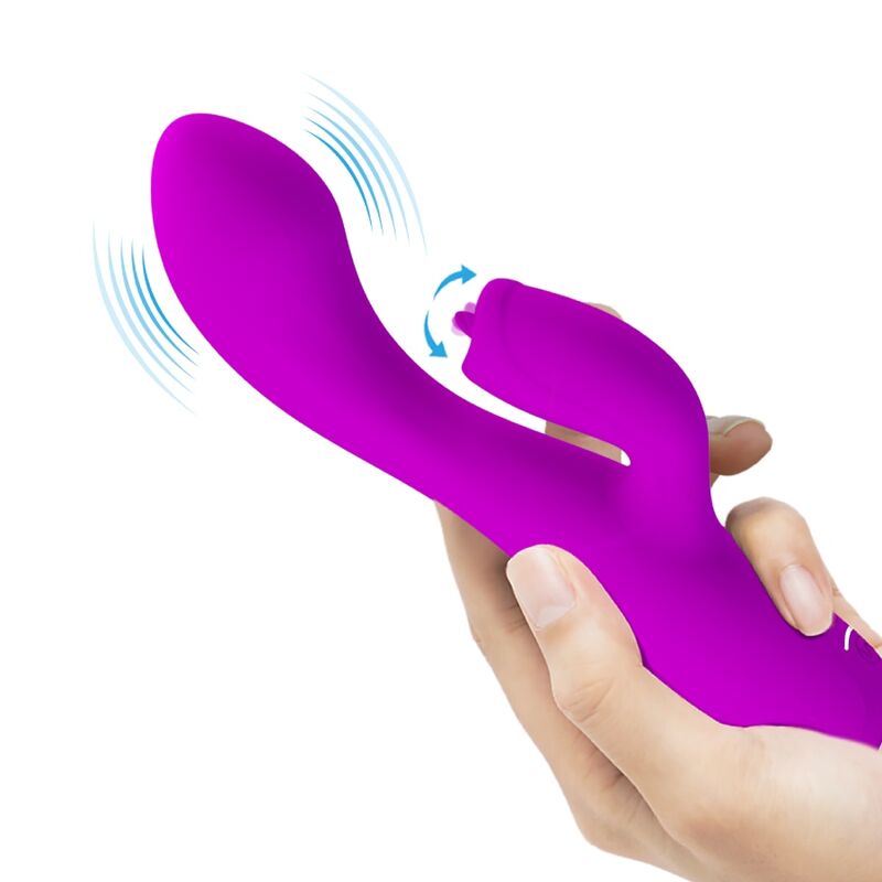 PRETTY LOVE GLORIA återladdningsbar rabbit vibrator i lila