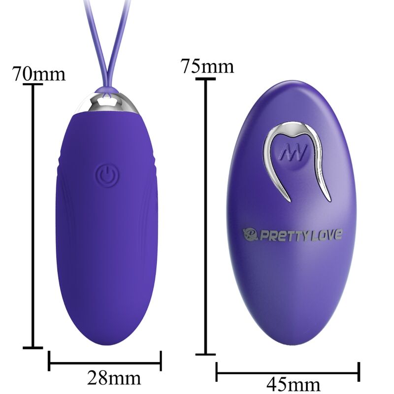 PRETTY LOVE - JENNY YOUTH VIOLATING EGG FJÄRRKONTROLL VIOLETT
