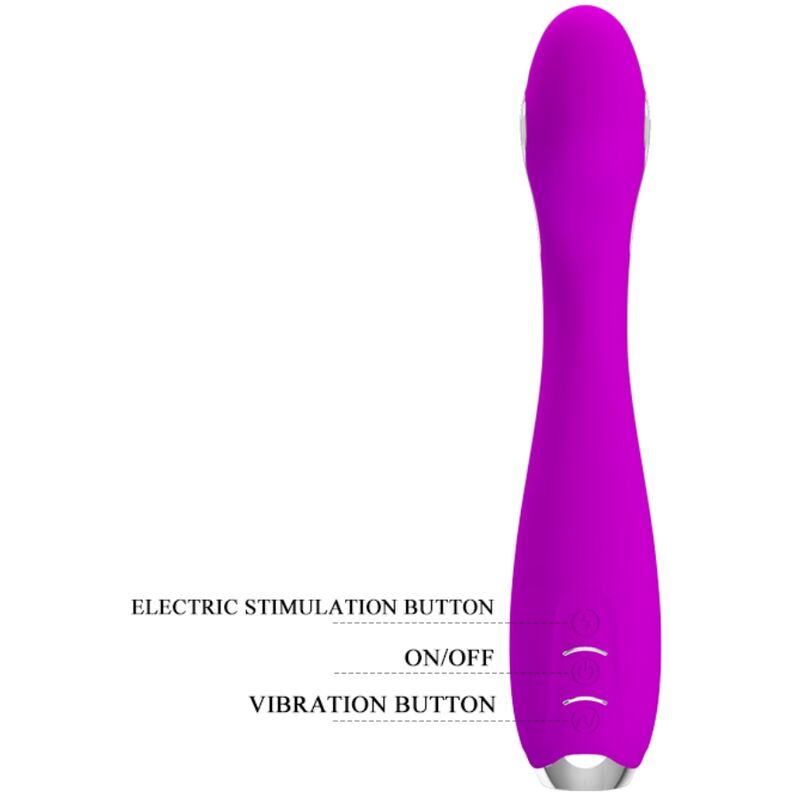 PRETTY LOVE HECTOR återladdningsbar elektroshock vibrator i lila