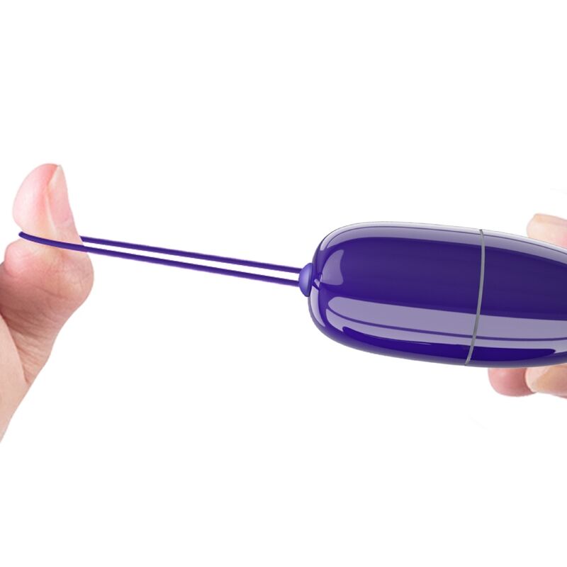 Vibrerande ägg med fjärrkontroll i violett