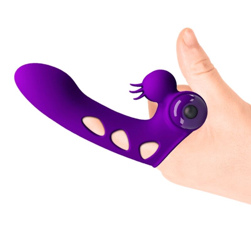 PRETTY LOVE Orlando lila vibrator fingerkåpa