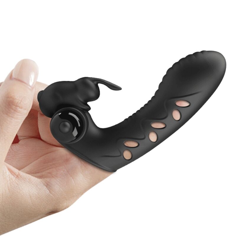 Pretty Love Vance Black Rabbit Vibrator Finger Cover