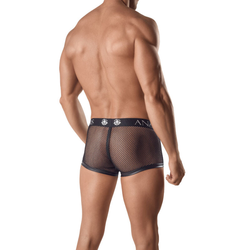 Svart mesh-boxer och läder från ANAIS MEN