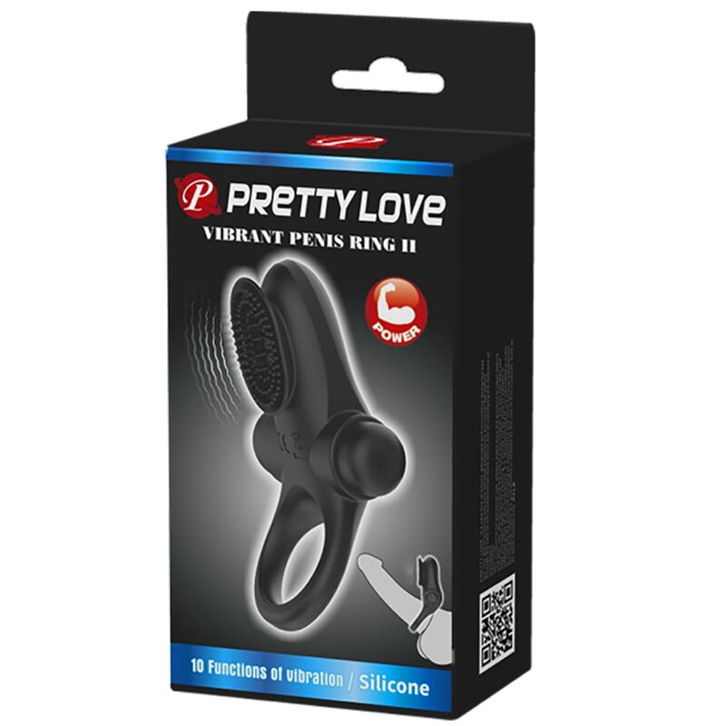 Pretty Love vibratorring II för den svarta penisen