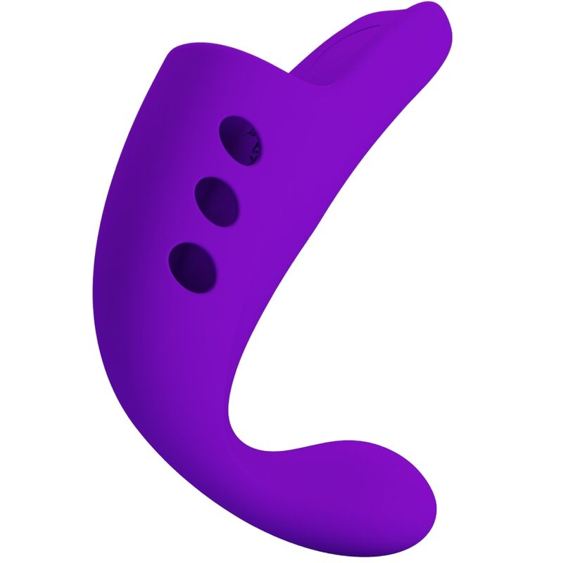 PRETTY LOVE GORGON PURPLE återladdningsbar finger vibrator