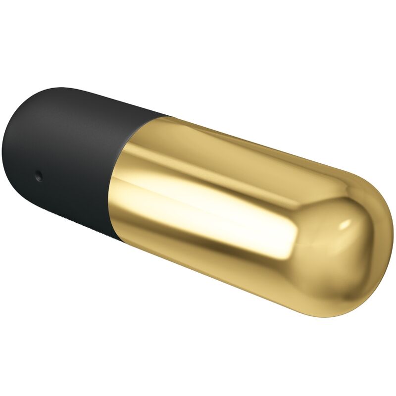Gyllene uppladdningsbar bullet vibrator från PRETTY LOVE